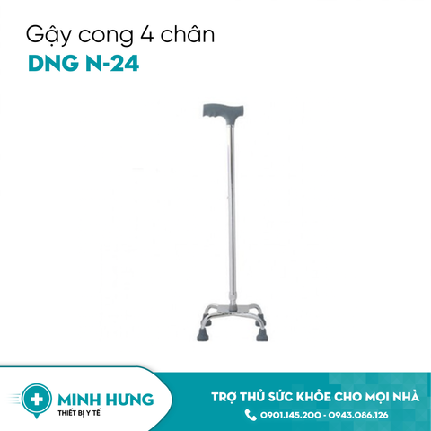 Gậy 4 Chân DNG N-24 (Đế Bằng)