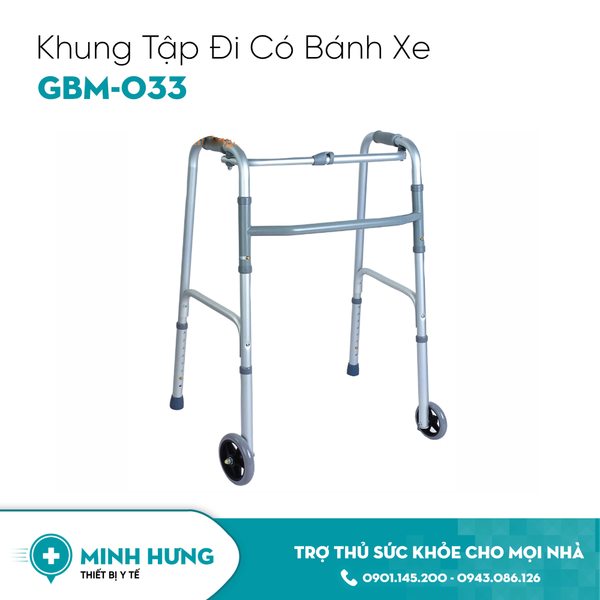 Khung Tập Đi Có Bánh Xe GBM-033