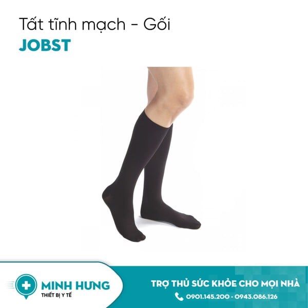 Tất Gối Tĩnh Mạch Jobst - Đen (XL)