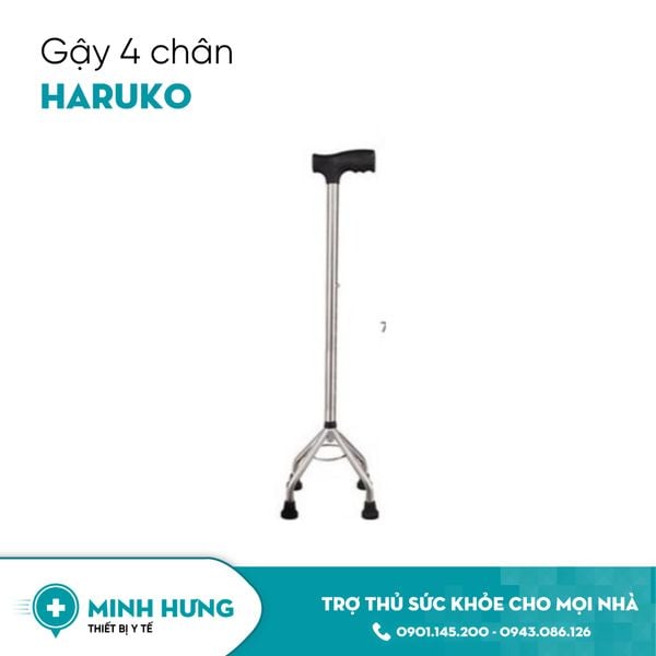 Gậy 4 Chân Inox Haruko
