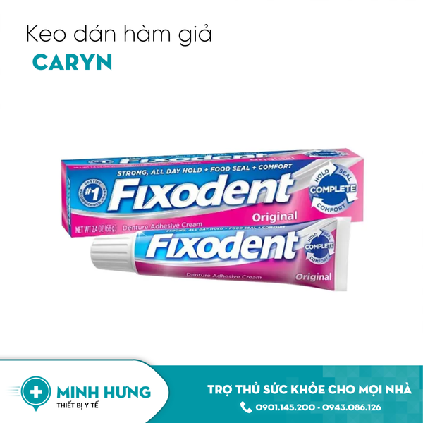 Keo dán hàm giả Fixodent