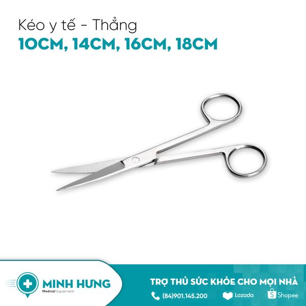 Kéo Y Tế - Thẳng 12cm