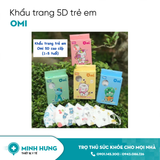 Khẩu Trang 5D Trẻ Em Omi