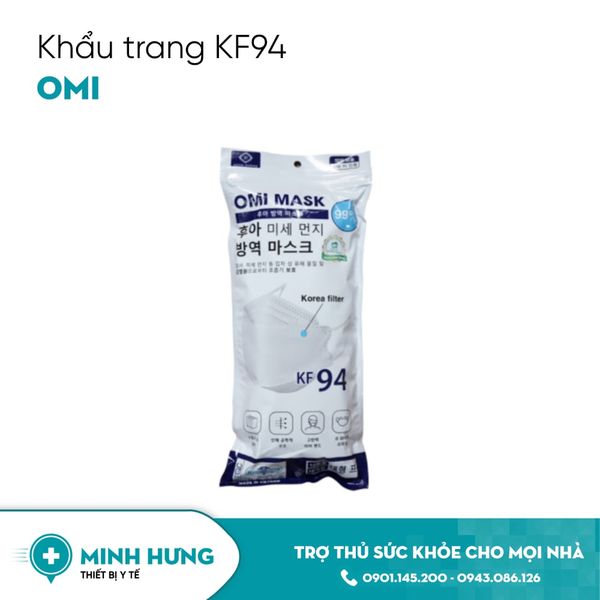 Khẩu Trang KF94 Omi (Trắng)
