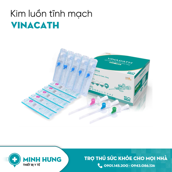 Kim Luồn Tĩnh Mạch Vinacath 24G