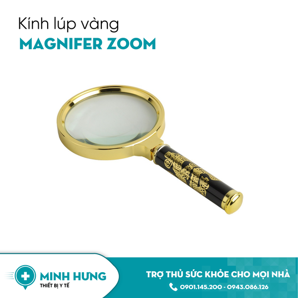 Kính Lúp Cán Vàng
