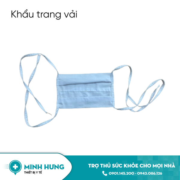 Khẩu Trang Vải Trắng