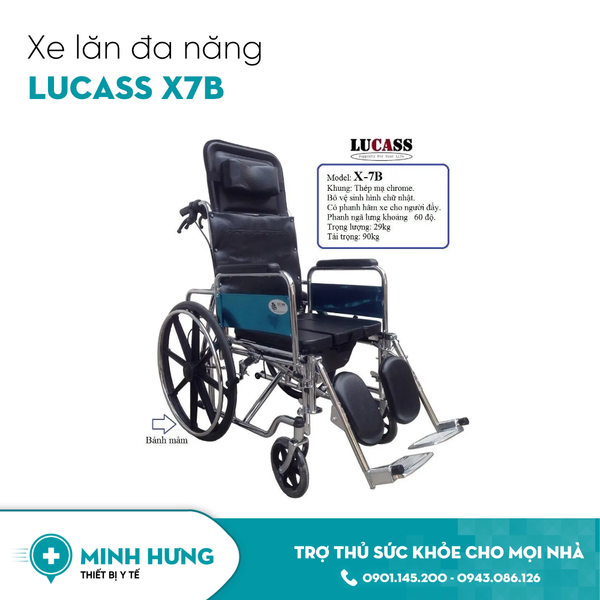Xe lăn Lucass X7B