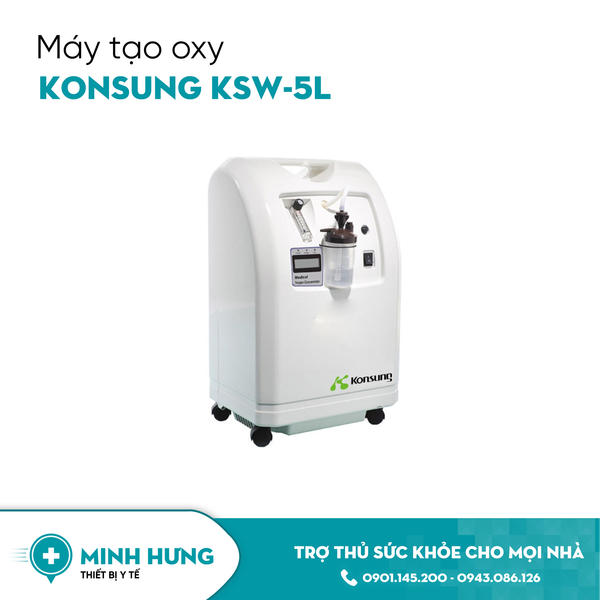 Máy tạo oxy Konsung KSW-5L (có xông KD)