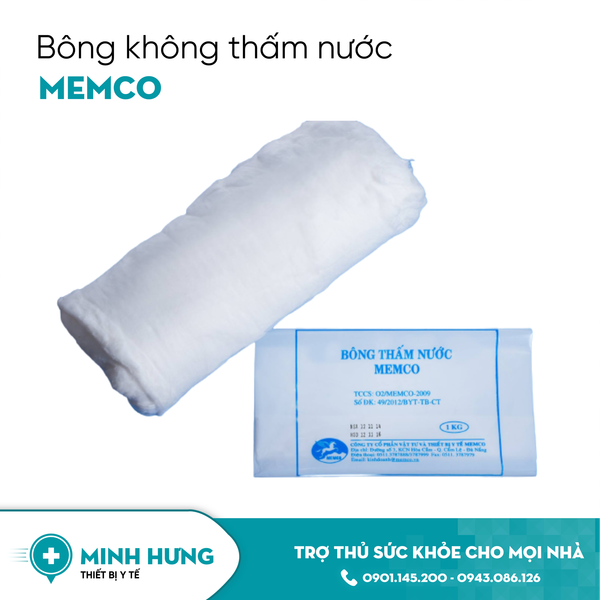 Bông Không Thấm Nước Memco 1kg