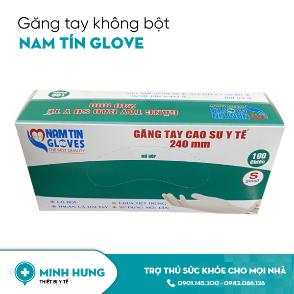 Găng Tay Không Bột Nam Tín (M)