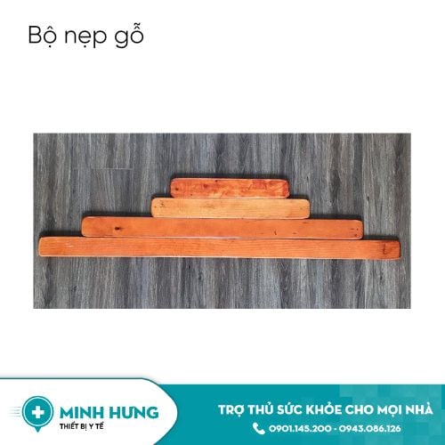 Bộ Nẹp Gỗ (cẳng tay, cẳng chân, đùi, cánh tay)