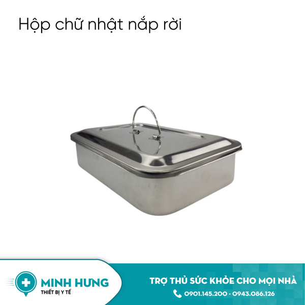 Hộp Chữ Nhật Nắp Rời Có Quai (20x30x4,5cm)