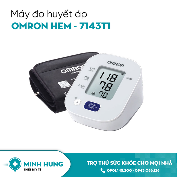 Máy Đo Huyết Áp Omron HEM 7143T1