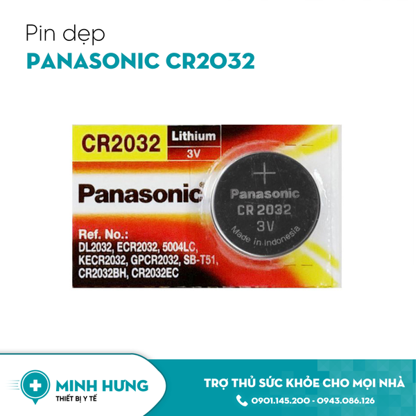 Pin Dẹp Panasonic CR2032