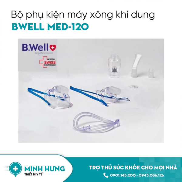 Bộ Phụ Kiện Máy Xông Khí Dung B.Well MED-120