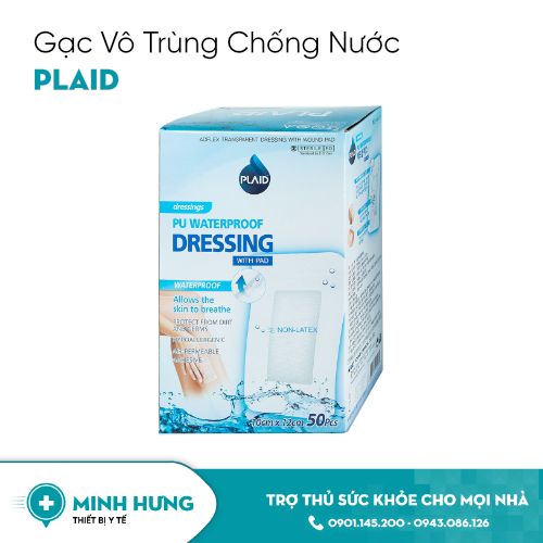 Băng Gạc Vô Trùng Chống Nước Plaid (6x7cm)