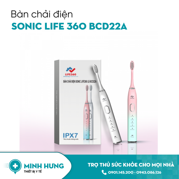 Bàn Chải Điện Sonic Life360 BCD22A