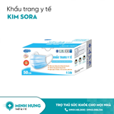Khẩu Trang Kim Sora 4 lớp (Xanh)