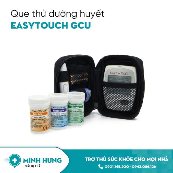 Máy Đo Đường Huyết EasyTouch GCU 3in1