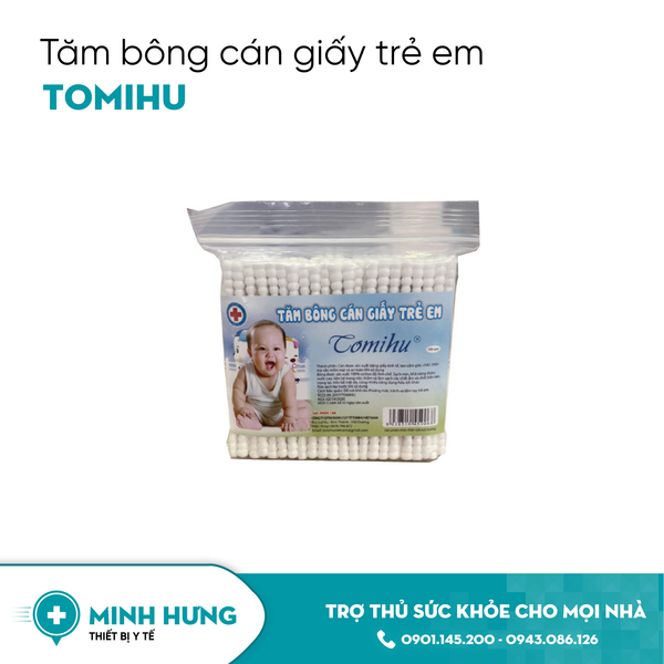 Tăm Bông Cán Giấy (Trẻ Em)