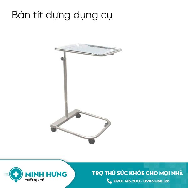 Bàn Tít Inox (Đựng Dụng Cụ) BA