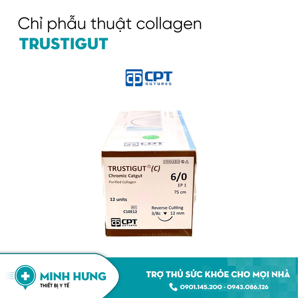 Chỉ Collagen CPT 6/0