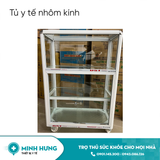 Tủ Y Tế Nhôm Kính 80x60x30