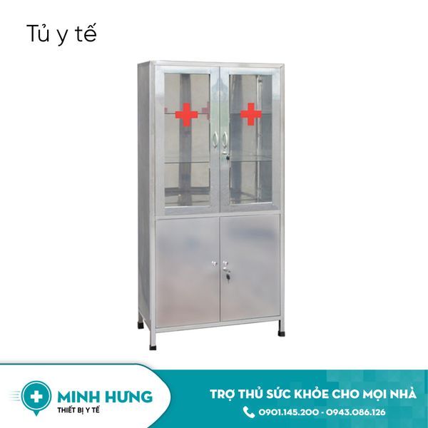 Tủ Y Tế 1m8 (Inox)