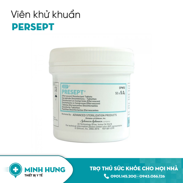 Viên nén khử khuẩn Presept 2.5g - Presept Effervescent Disinfetant Tablets SPR25 ( Hộp 100Viên )