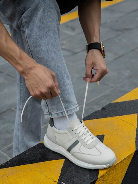 Giày thể thao nam Mulgati Leather Sneaker - D9026