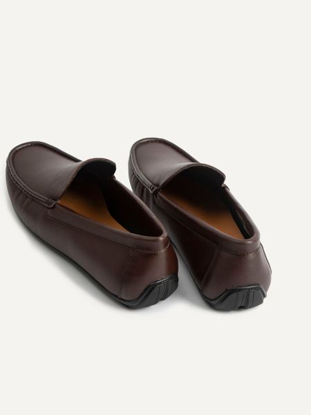 Giày lười nam da trơn đế cao su - 8752