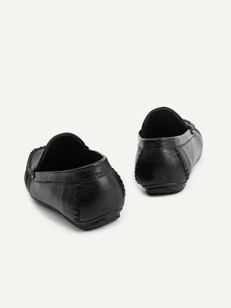 Giày lười nam da trơn đai ngang - qa16322
