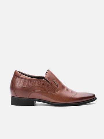 Nâu##Giày đế cao nam Basic Loafer  - NG230-72