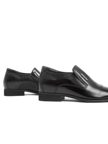 Đen##Giày đế cao nam Basic Loafer  - NG230-72