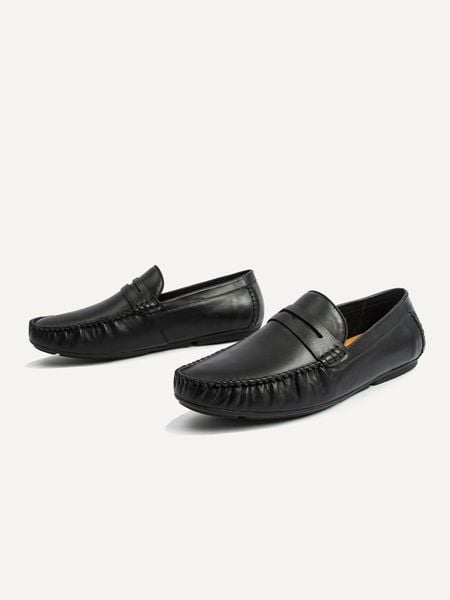 Giày lười nam da trơn đai ngang - qa16322