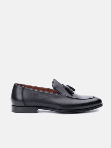 Đen##Giày lười nam Mulgati Tasseled Loafer - f228a