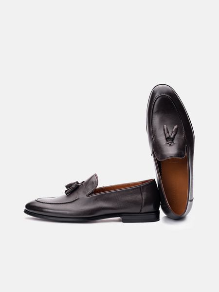 Giày lười nam Mulgati Tasseled Loafer - f228a