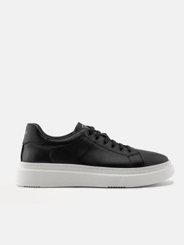Đen##Giày thể thao nam Mulgati Leather Sneaker 3225-11