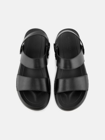 Đen##Sandal da nam Mulgati YD0108-9A