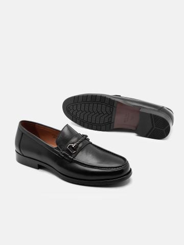 Đen##Giày lười nam Mulgati Horsebit Loafer - f727a