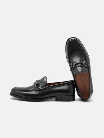 Đen##Giày lười nam Mulgati Horsebit Loafer - f727a