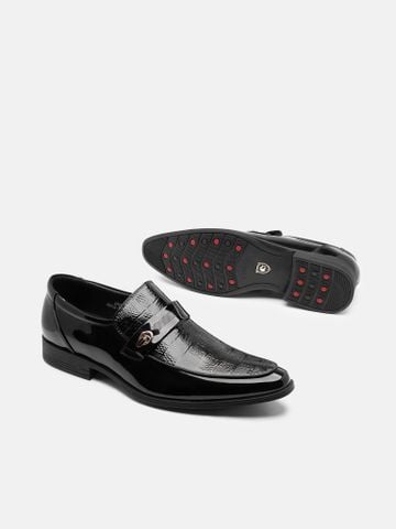 Đen bóng##Giày lười nam Loafer - N52515
