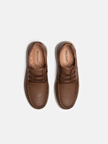 Nâu##Giày thể thao nam Mulgati Boat Shoes - 203128