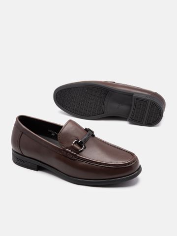 Nâu##Giày lười nam Mulgati Horsebit Loafer - YB2581