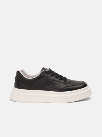 Đen##Giày thể thao nam Mulgati Leather Sneaker B116