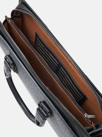 Đen##Cặp da nam Mulgati Briefcase 5082