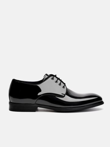 Đen##Giày tây nam Mulgati Plain Derby - 5492A