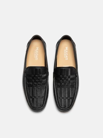 Đen##Giày lười nam Mulgati Moccasin - 105-D37