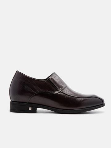 Nâu##Giày đế cao nam Basic Loafer - NGW018